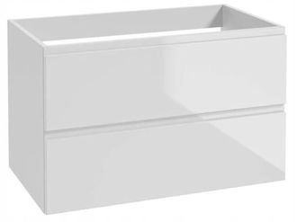 OEM Mueble De Ba&ntilde;o Blanco De 80x50 Cm, Suspendido Sin Encimera, C&oacute;moda Modus