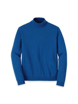 Paul Fredrick Supima Cotton Mock Neck Sweater