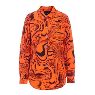 Bitte Kai Rand Mujer, Blusas y Camisas, Naranja, Talla: 2XL