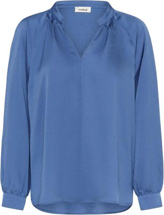 Soaked In Luxury Calken Shirt - Dames - Blouses - Blauw - XL - Katoen - Overhemden