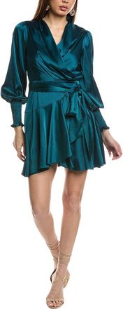 Fate Fate Satin Tie-Waist Mini Dress