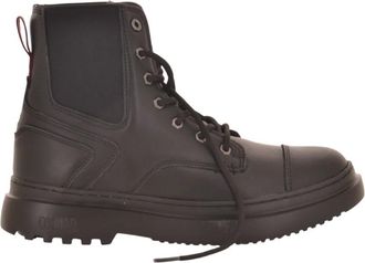 Colmar Zwarte Sneakers voor Vrouwen - Dames - Veterlaarzen - Zwart - 39 EU - Katoen - Schoenen