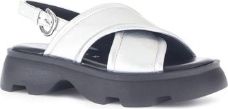 Gabor 62.851.67 Slingback Sandal in Silver at Nordstrom, Size 9.5Us