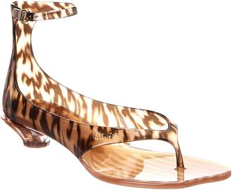 Chlo&eacute; Jelly Tpu Ankle Strap Sandal