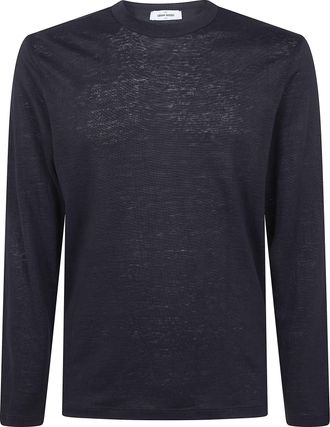Gran Sasso Logo Print Long Sleeves T-Shirt