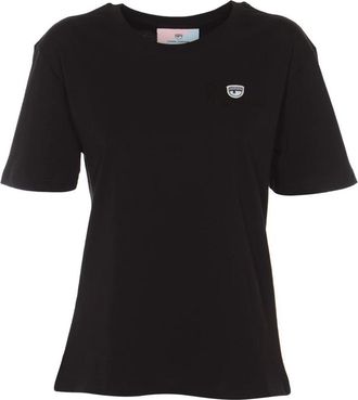 Chiara Ferragni Logo Classic T-shirt - Dames - T-shirts - Zwart - XL - Tops