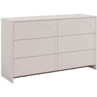 Vente-Unique Cassettiera 6 cassetti - MDF - Beige - NALYRA di Maison C&eacute;phy