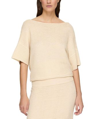 Lafayette 148 New York Ottoman Stitch Sweater