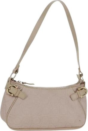 Ferragamo Pre-owned Shoulder Bags, female, Pink, Size: ONE SIZE Pre-owned Accessory Pouch