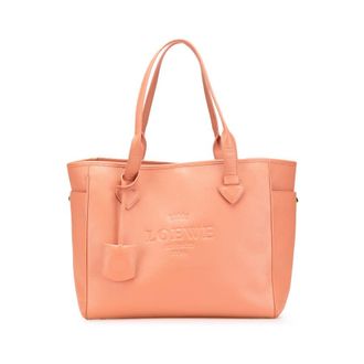 Loewe Pre-owned Loewe Leather Heritage Tote Ladies 61312