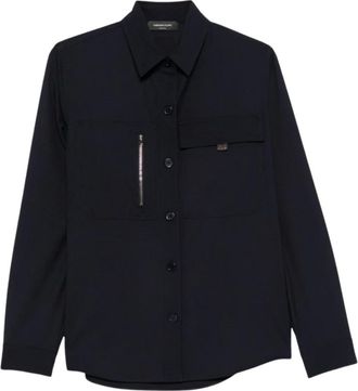 Fabiana Filippi Overhemden, Dames, Blauw, XS, Shirts