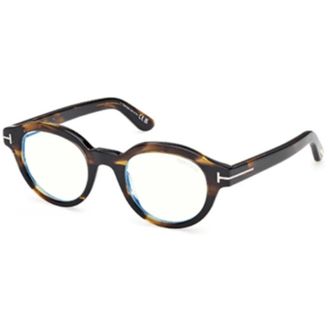Tom Ford Glasses, unisex, Multicolor, Size: 49 MM Round Optical Frame