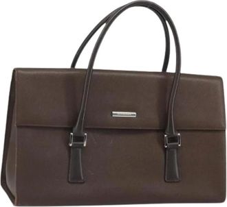 Burberry Pre-owned Handbags, female, Brown, Size: ONE SIZE Pre-owned Vintage Handbag