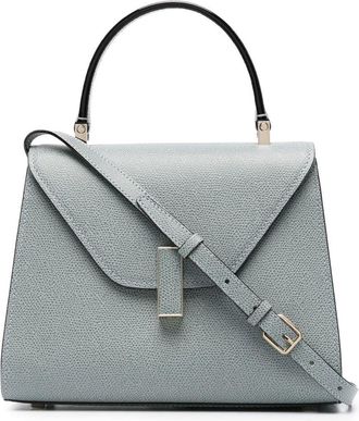 Valextra Iside leather tote bag - women - Calf Leather - One Size - Blue