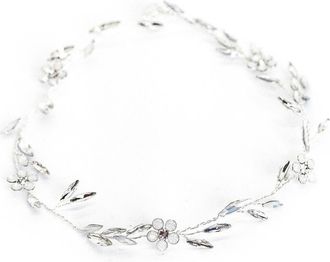Brides & Hairpins Galatea Crystal & Opal Halo in Silver at Nordstrom