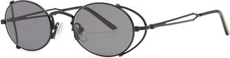 Jean Paul Gaultier Oval-frame Sunglasses - Black - One Size