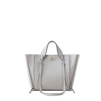 Mulberry Womens Small Bayswater Zip Tote - Pale Grey