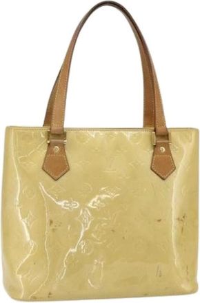 Louis Vuitton Pre-owned Tote Bags, female, Beige, Size: ONE SIZE Pre-owned Vintage Patent Leather Hand Bag