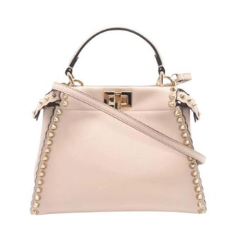 Fendi Pre-owned Vintage Handtas - Dames - Vintage Handtas - Roze - ONE Size - Leer - Vintage