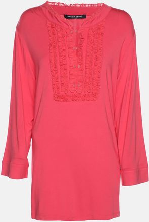 Marina Rinaldi Marina Sport By Marina Rinaldi Pink Jersey Full Sleeve Top