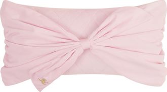 Juicy Couture Velvet Bow Accent Pillow in Marshmallow Pink at Nordstrom Rack