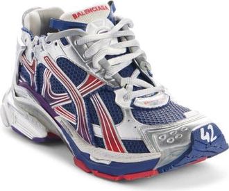 Balenciaga Runner Sneaker in Navy/Red/Grey at Nordstrom, Size 11Us