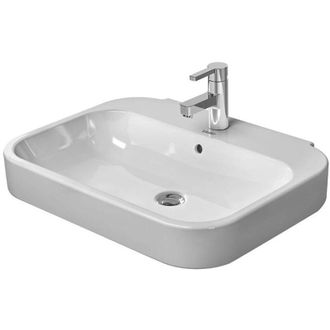 Duravit Duravit - Lavabo Happy D.2 60cm Con Rebosadero, Con Bancada De