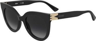 Moschino Mos 212/S 807(9O) Zonnebril - Dames - Zonnebrillen - Zwart - 52 MM - Accessoires