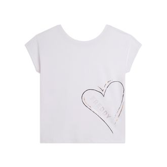 Freddy T-shirt reversibile con cuori e logo
