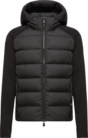 Moncler Moncler Padded Polartec Zip-up Hoodie, Men, Black, Size: Xxl