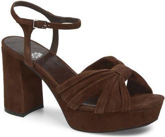 Jeffrey Campbell Dalida Platform Sandal in Espresso Suede at Nordstrom, Size 8.5