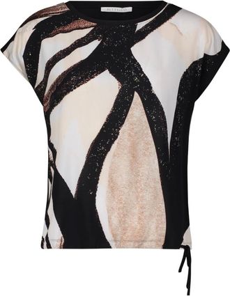Betty & Co Tops, Dames, Veelkleurig, 2Xl, Casual shirt met print