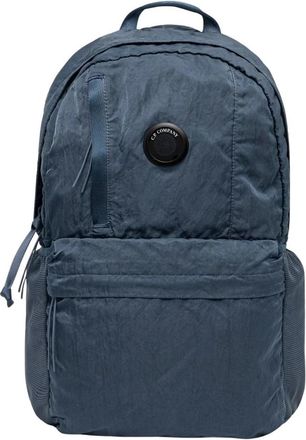 C.P. Company Nylon B Lens Rugzak - unisex - Rugzakken - Blauw - ONE Size - Nylon - Tassen