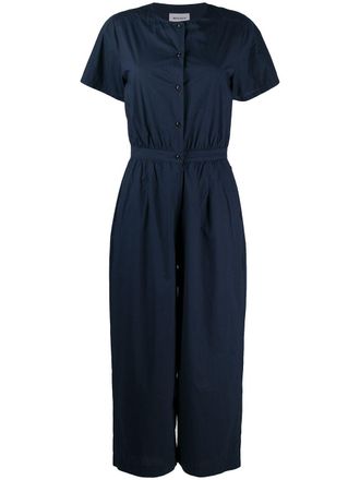 Woolrich Jumpsuit van popeline - Blauw