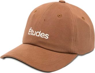 Études Studio Cappello da baseball con logo - Marrone