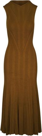 Adam Lippes Mouwloze jurk - Bruin
