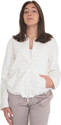 Emporio Armani Felpa zip Bianco Emporio Armani Donna