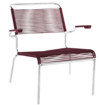 Schubiger M&ouml;bel Spaghetti-Lounger S&auml;ntis mit Armlehnen