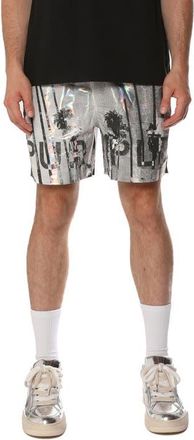 Purple All Around Water Repellent Shorts in Black at Nordstrom, Size Xx-Large