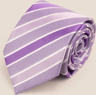 Oswin Hyde Mens Classic Stripe Purple
