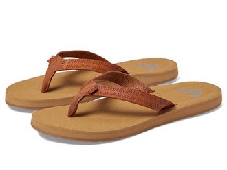 Roxy Porto Motif Womens Shoes Tan : 10 M, Leather