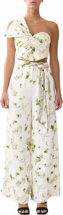 Camilla Botanical Utopia Scarf Belt Wide Leg Pant