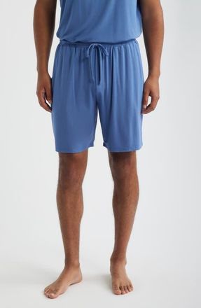 Nordstrom Moonlight Modal Blend Drawstring Lounge Shorts in Blue Bijou at Nordstrom, Size X-Small