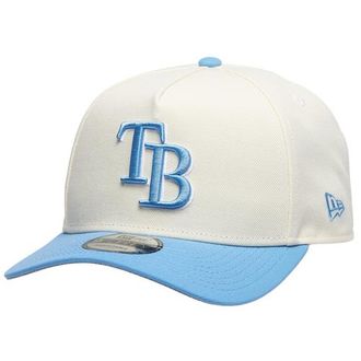 New Era Womens Tampa Bay Rays Rays 9Forty A-Frame Cap - Adult Carolina/Silver