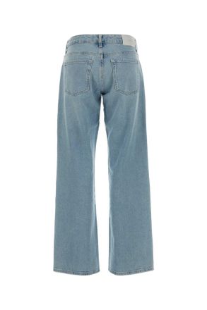 7 For All Mankind Womens Vita Bassa Jeans Blue Cotton Elastane