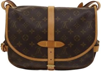 Louis Vuitton Pre-owned Cross Body Bags, female, Brown, Size: ONE SIZE Pre-owned Monogram Canvas Shoulder Bag