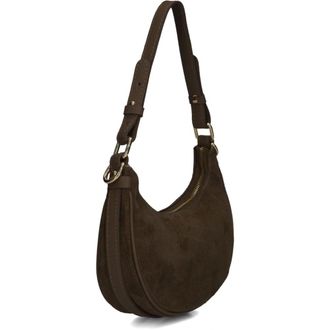 Notre-V Gwyneth Suede Grain - Dames - Tassen - Bruin - Maat: ONE Size Su&egrave;de