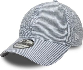New Era Unisex Cap 9twenty Seersucker Light Blue Crown Hat