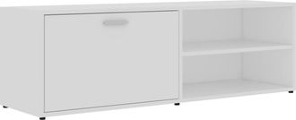 vidaXL Vidaxl - Mueble Para Tv Madera Contrachapada Blanco 120x34x37 Cm