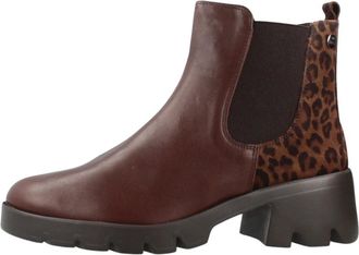 24hrs 26984 Bot&iacute;n Gomas Laterales - Shoes - Mujer - Marr&oacute;n - 38 EU
